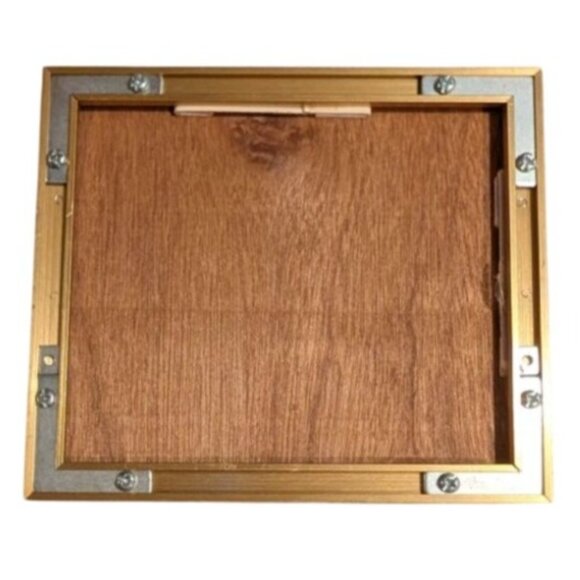 Framed Cityscape Art Watercolor Gold Frame - Picture 2 of 16